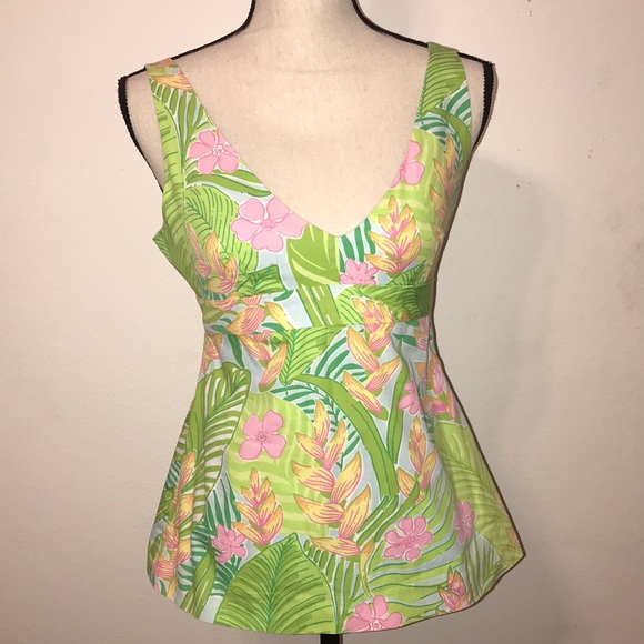 Lilly Pulitzer Tops - Lilly Pulitzer floral tank top